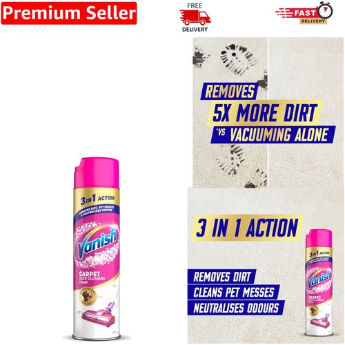 600ml gold carpet cleaner foam - gold,
