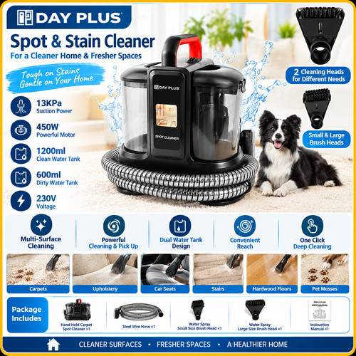 Carpet cleaner spot wash - spot, 13kpa